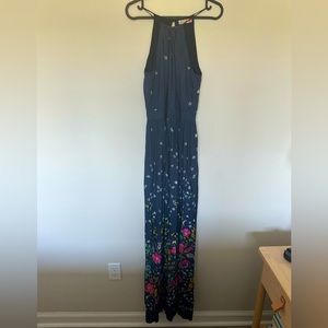 Long Dress dark blue from a famous Brazilian brand size small